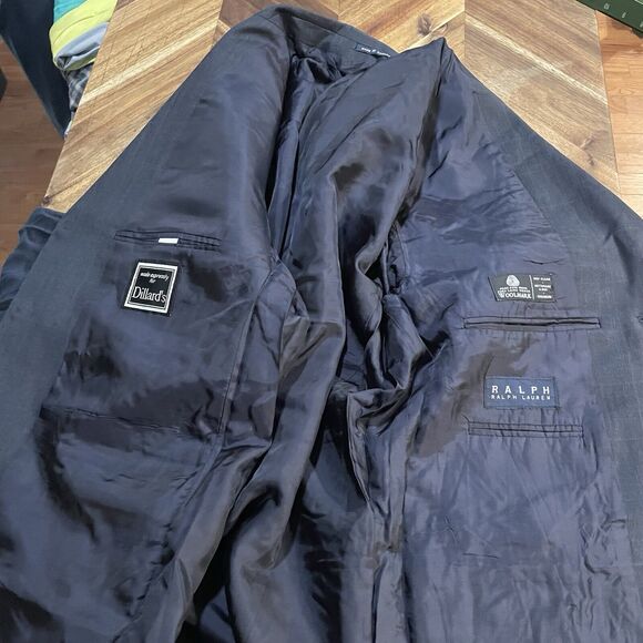 Ralph Lauren Blazer‎ Two Button Sport Coat Business Work Mens 44R - Picture 4 of 15